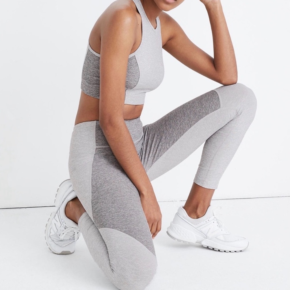 Outdoor Voices Gray Activewear Set